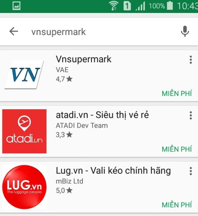 Tải App Vnsupermark - Nhận ưu đãi lớn